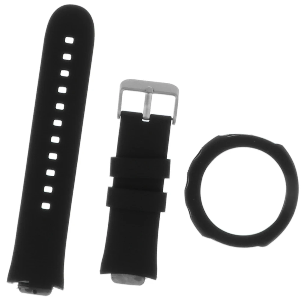 MagiDeal Silicone Watch Band+Protective Case for ASUS ZenWatch 3 Smartwatch