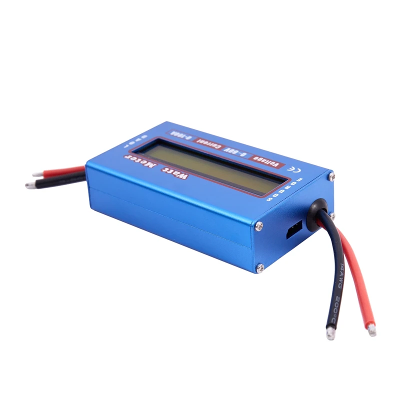 60 V/100A ватт RC измеритель динамометр батарея остатки мощности пиковое значение напряжения проверки анализатор(синий