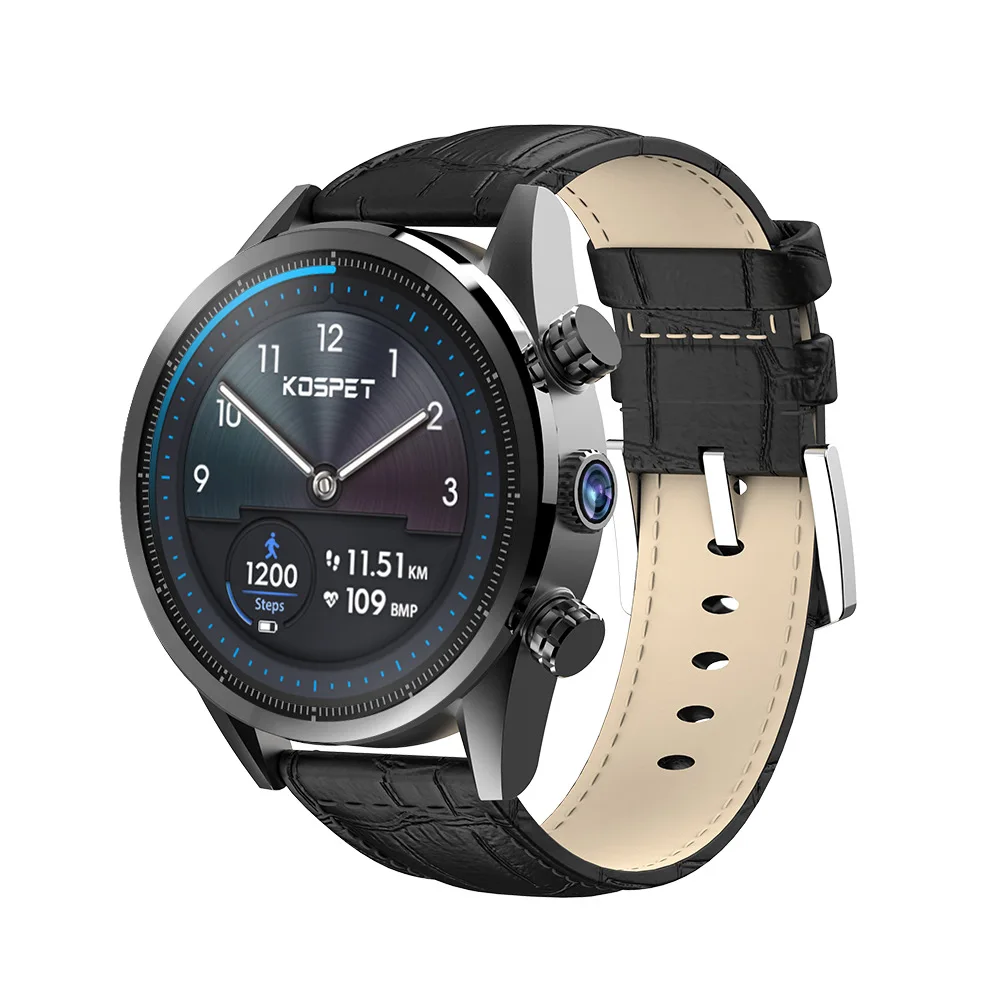  Hope 4G Smartwatch 1.39 inch Android 7.1 MTK6739 Quad Core 3GB+32GB 1GB+16GB ROM Phone Watch 8.0MP 
