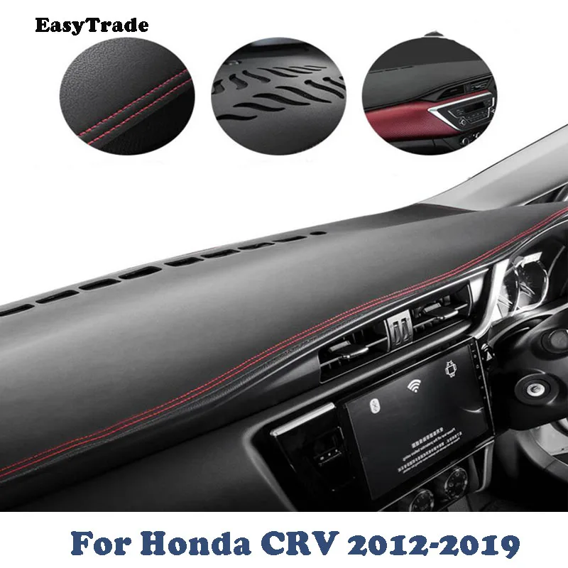 For Honda CRV CR V 2012 2019 Leather Car Dashmat Dash Mat Sun Shade