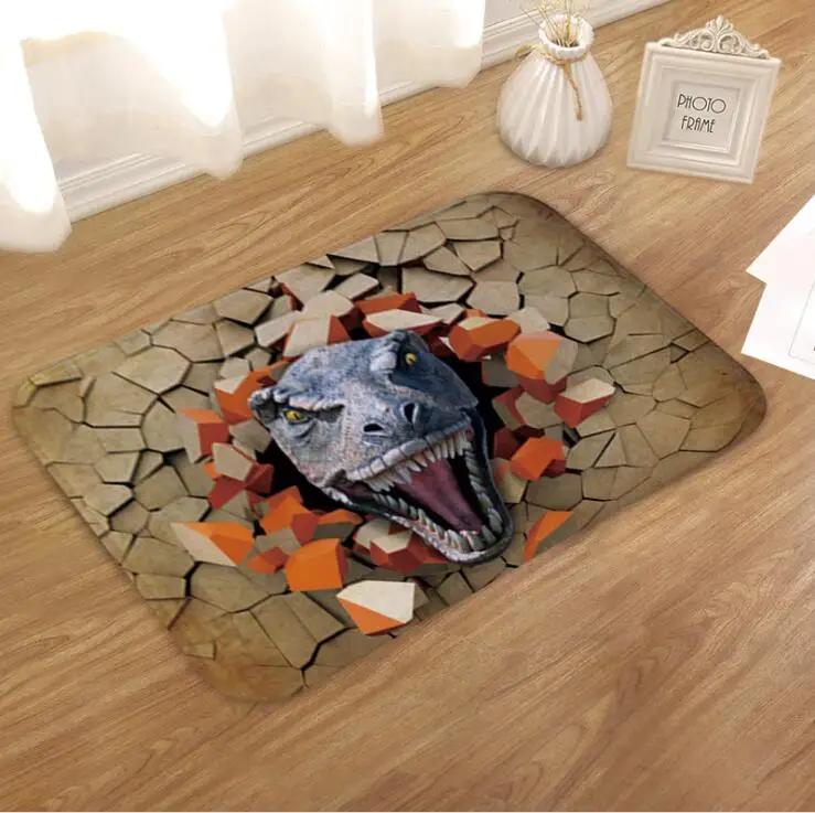 Плюшевый динозавр коврик для ног ковер плюшевая игрушка 2700