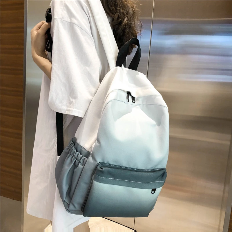 korean women backpack