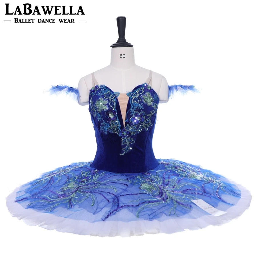 Royal blue Bird YAGP Professional Ballet Competiton Tutu Women Clasical PancakeTutu Costume