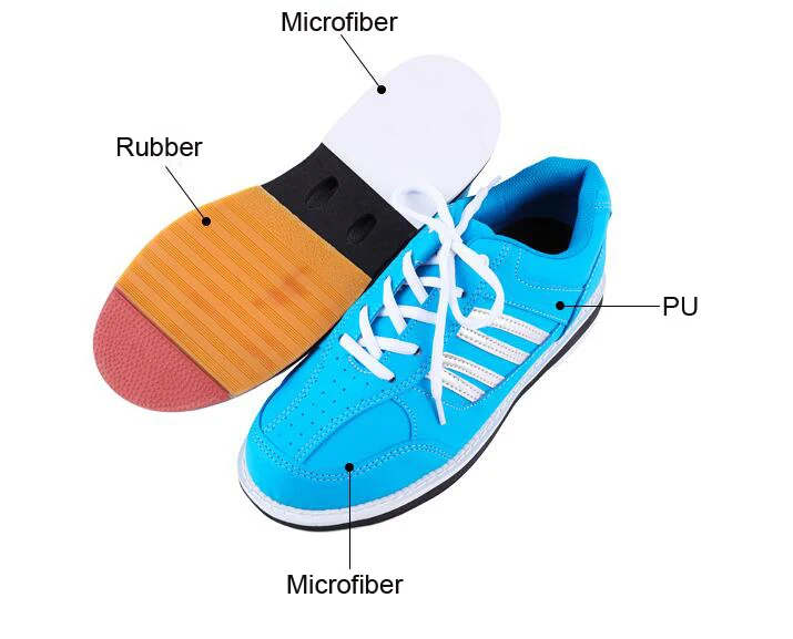 New! Bowling Sneakers High Quality men professional Bowling Shoes males microfiber Bowling sneakers mens Shoes Bowling