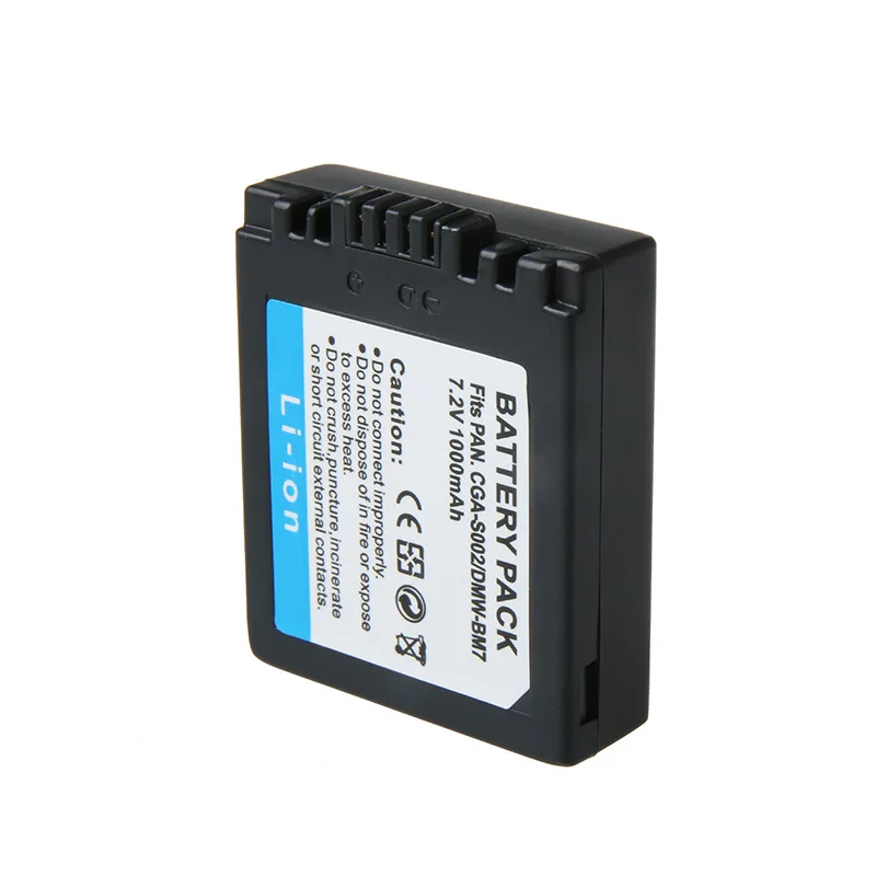 

Panasonic DMC-FZ1 FZ3 FZ4 FZ5 FZ20 FZ10 BM7 CGA-S002E Camera Battery