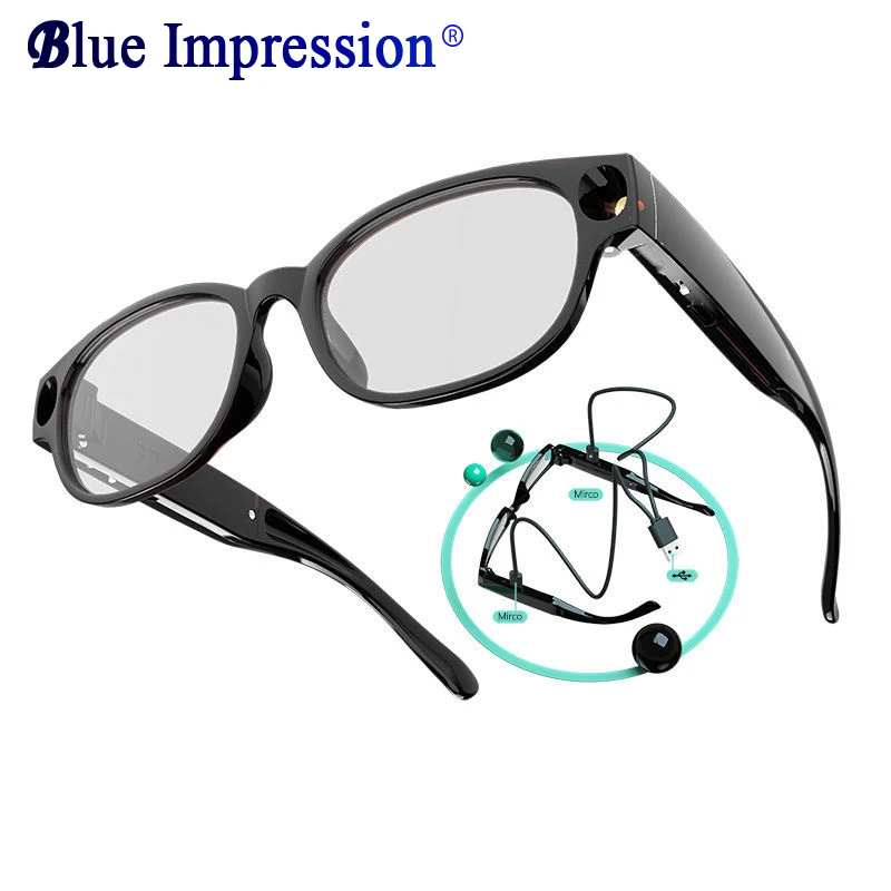 Occhiali da lettura a LED ricaricabili occhiali presbiti per anziani HD  ricarica uomo donna moda occhiali funzionali anti-fatica - AliExpress  Apparel Accessories