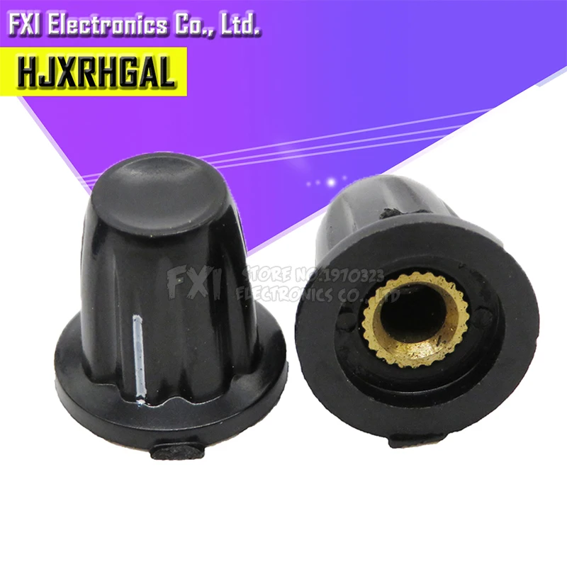 Bakelite potentiometer knob hole: 4MM 10pcs for WH5 WXD3-13 K17-01 potentiometer