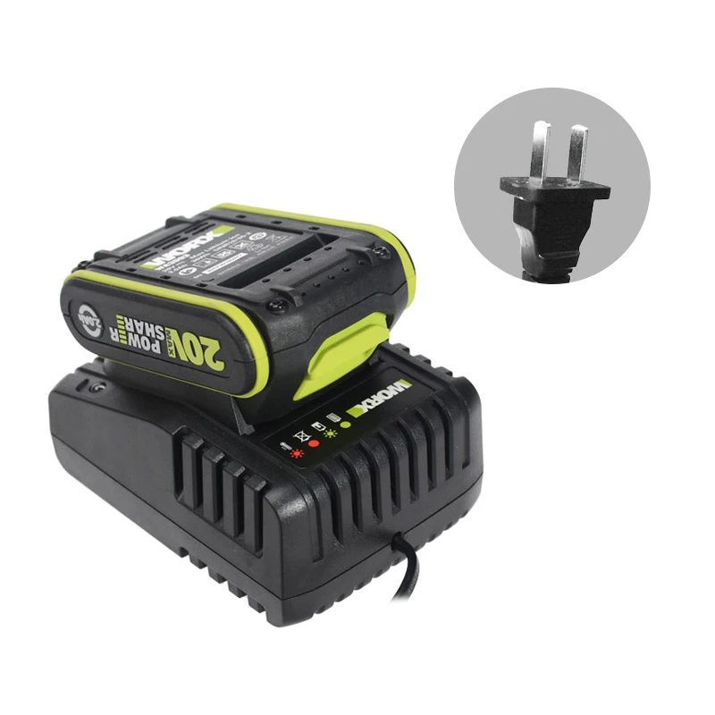 WORX литиевая батарея зарядное устройство WA3921 40 W/WA3922 160W 20V батарея