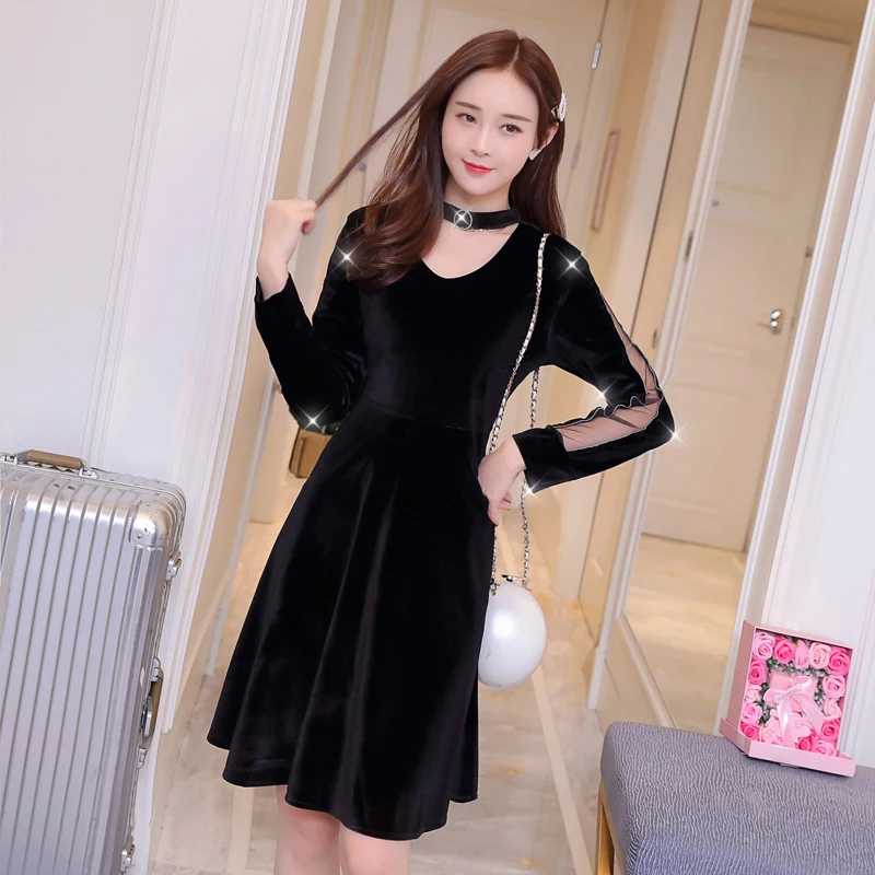 Модные средства ухода за кожей для будущих мам платье Для женщин Vestidos Сексуальная из сетчатой ткани с длинными рукавами; в стиле пэчворк Повседневное работа платье для кормления грудью платье женское