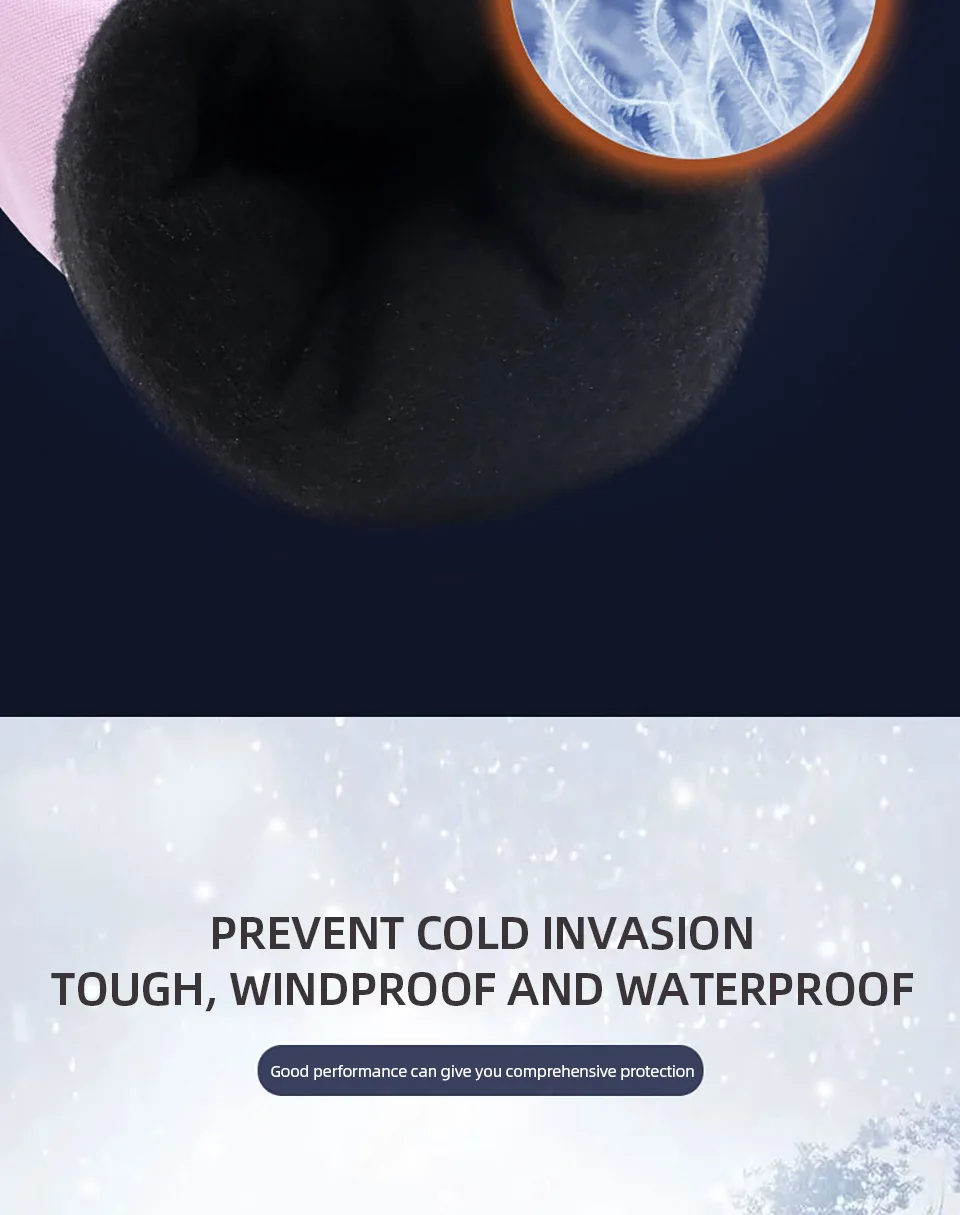 Gants De Ski D'hiver Coupe-vent Imperméables Pour écran Tactile, Gants