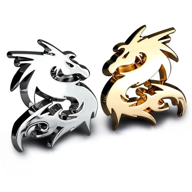 Noizzy Dragon Ho Loong логотип Тотем автомобиль авто мотоцикл значок, стикер, эмблема 3D Металл Хром Черный Золотой внедорожник тюнинг Автомобиль Стайлинг