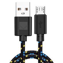 Kabel nylonowy z oplotem Micro USB synchronizacja danych typ C kable ładowarki do Samsung Huawei Xiaomi Oneplus telefon komórkowy Typec USBC 1M 2M 3M