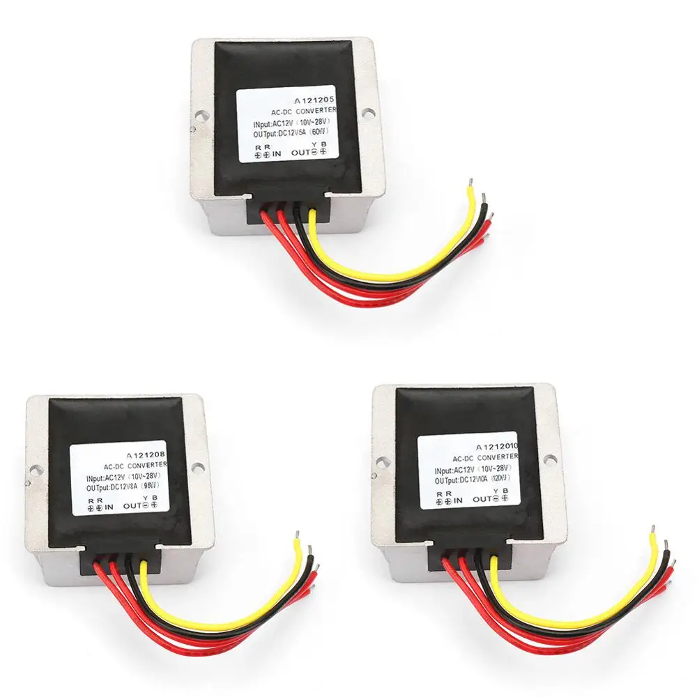 Регулируемый импульсный источник питания AC12V к DC12V большой алюминиевый корпус AC DC