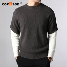 ^^Best Offers Covrlge Sweater Men 2019 Autumn Winter Warm Mens Patchwork Sweaters Casual O-Neck Pull Homme Long-sleeve Pullover Men MZM057 ^^Best Offers Covrlge Sweater Men 2019 Autumn Winter Warm Mens Patchwork Sweaters Casual O-Neck Pull Homme Long-sleeve Pullover Men MZM057