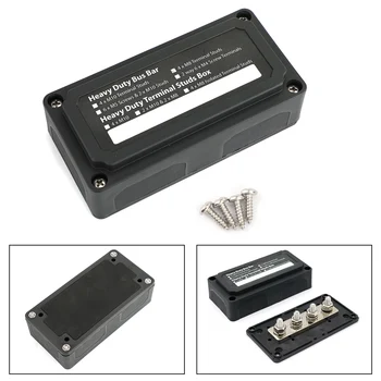 

Artudatech 300A M8 Heavy Duty 4 Way Bus Bar Distribution Block For Bus Van Car Automotive