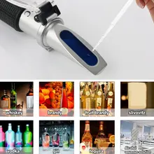 Рефрактометр спиртометр ручной спиртометр измеритель концентрации спирта Инструмент Тестер для вина