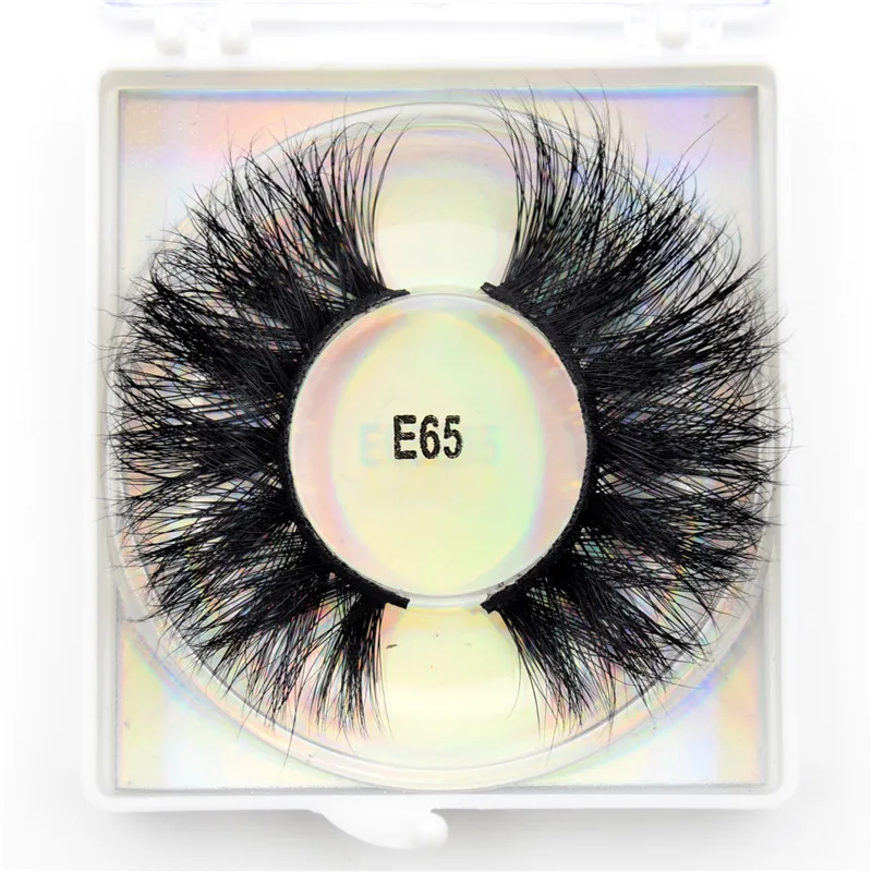 E65 round Visofree, 25 мм, ресницы 3D, норковые ресницы,, безжалостные, норковые ресницы 25 мм, накладные ресницы, макияж, драматические, длинные, толстые ресницы - Цвет: E65 round