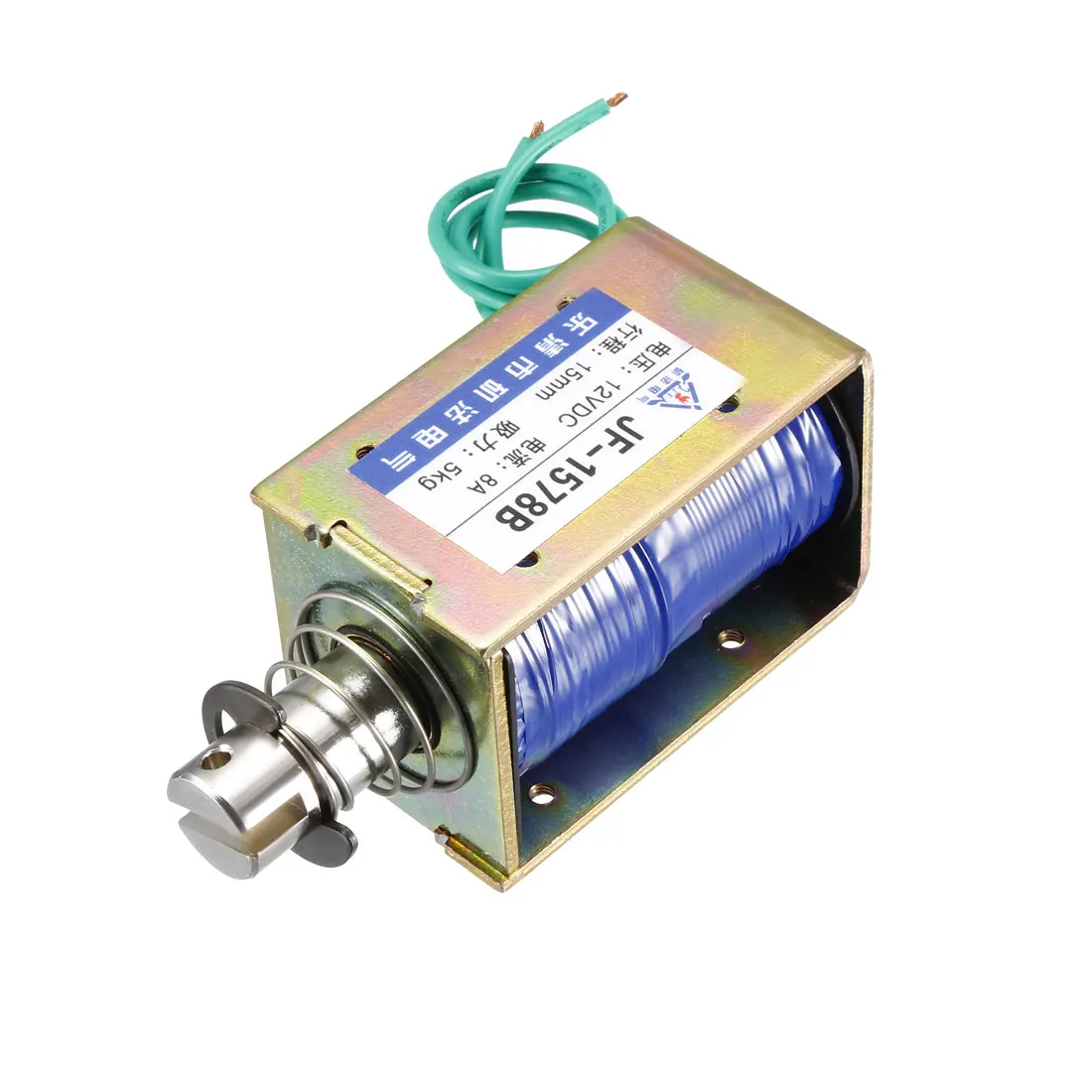 

uxcell DC12V 5kg 15mm Push Pull Type Solenoid Electromagnet, Open Frame Type, Linear Motion