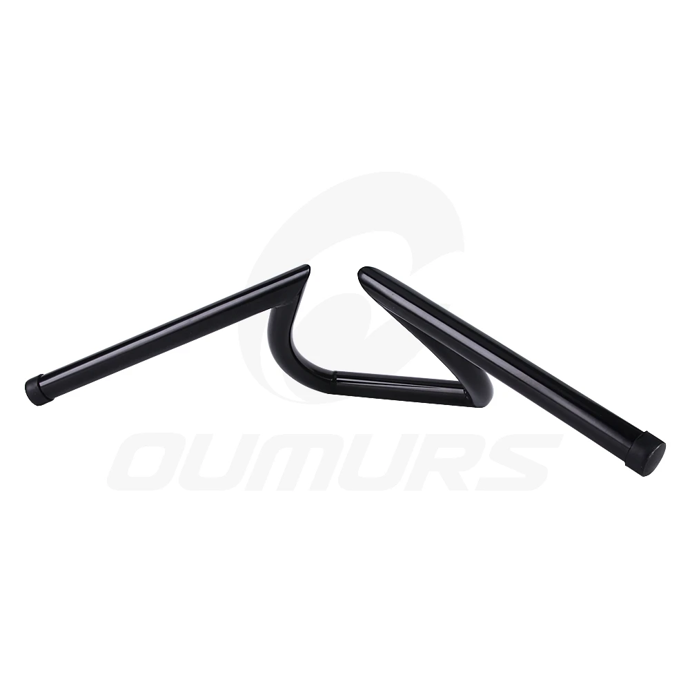 OUMURS Универсальный руль для мотоцикла Drag Z-Bars " дюймов 25 мм руль для Harley Sportster Dyna Bobber Honda Yamaha Suzuki