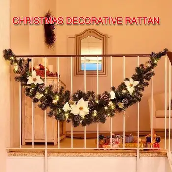 

Christmas Rattan Decoration Fabric Party Artificial Ivy Vine Artificial Rattan Hanging Room Garlands The Mall Home
