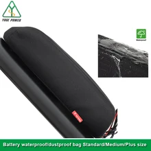 Elástico impermeável saco à prova de poeira padrão médio mais tamanho para hailong polly tigershark ebike bateria upgrated sbr tecido