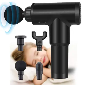 

Massage Gun Cordless Percussion Massager Quiet Powerful 6 Heads Provides Fitness Gym Full Body Pain Relief for Recovery Muscle