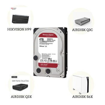

3.5inch HDD 1TB 2TB 4TB 8TB 10TB 12TB for Family NAS Storage Hikvison H99 Airdisk Q3X Q3C S6X STORAGE