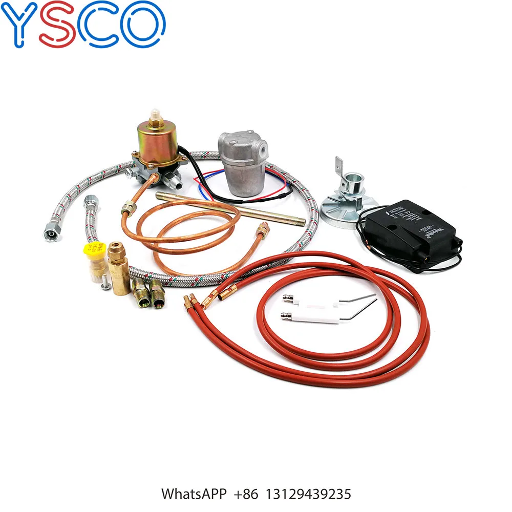 Oil Burner System Ceramic Ignition Needle Burner High Voltage Pulse Packet Electromagnetic Pump Oil Nozzle
