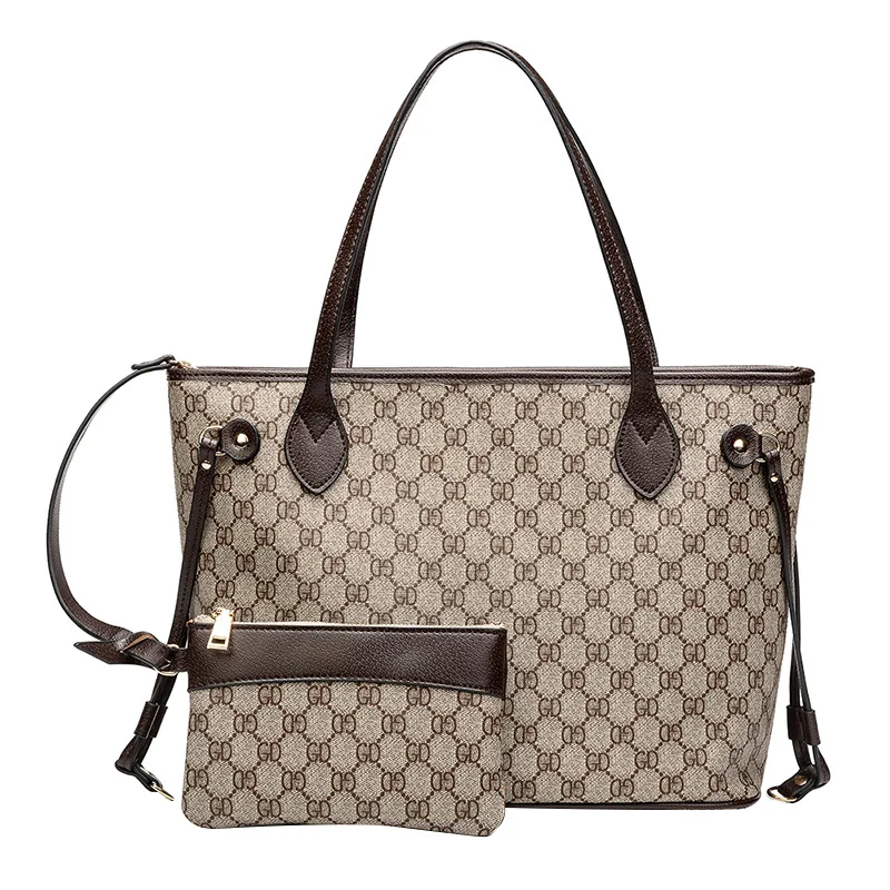 

2020 new European and American fashion Tote bag handbags wild print handbags trend shopping bag single shoulder mother bag