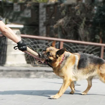 

Dog Toy Pet Dog Training Safety Bite Dog Bite Tug Toy Interactive Resistant Linen Training Bar Pet Chewing Tooth Cleaning Suppli