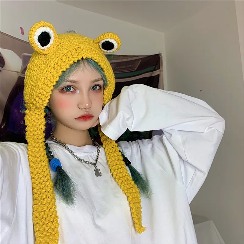 Ins весна осень зима дети дамы moda feminina корейский стиль kawaii трикотажные ulzzang модные брендовые шапки для женщин Шапки