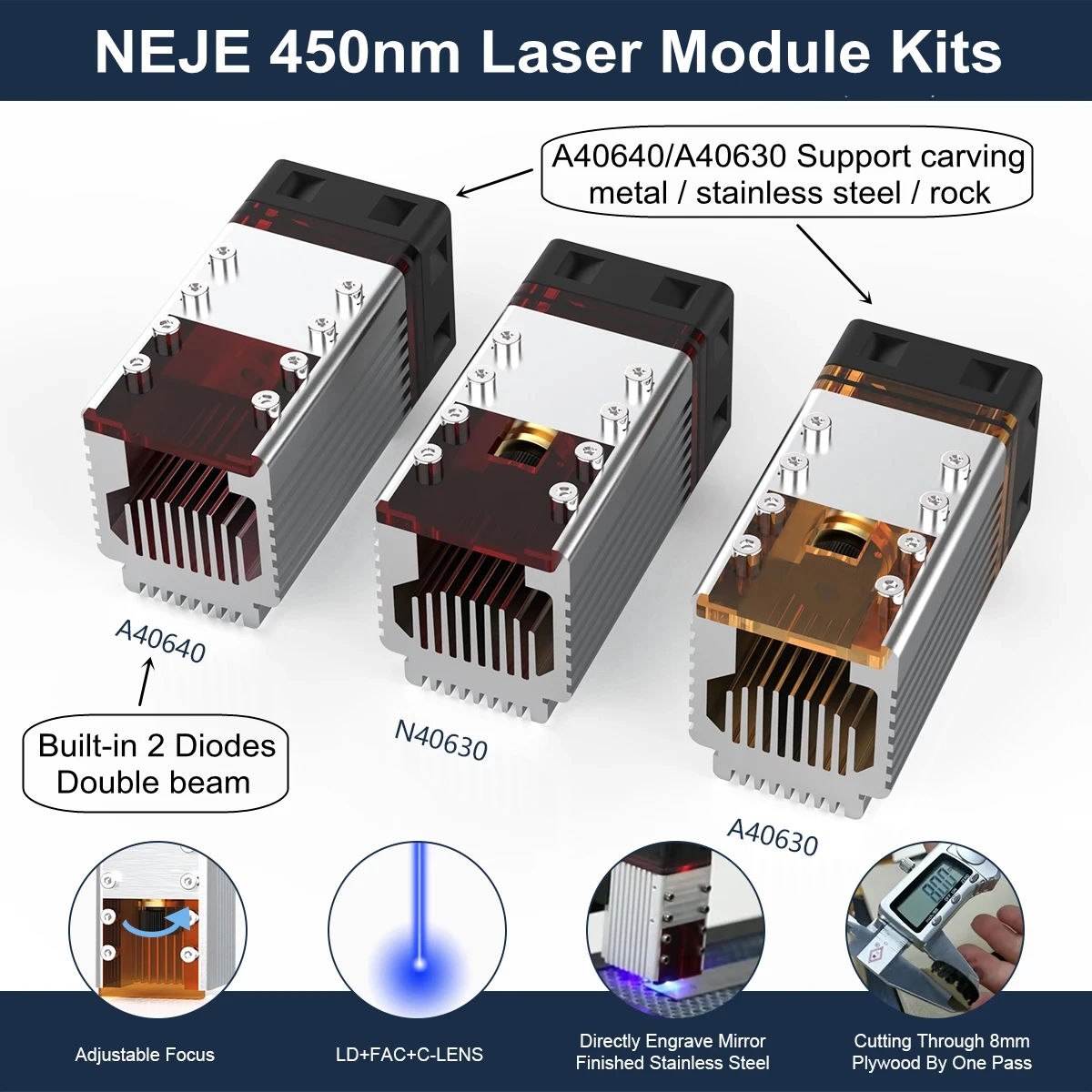 NEJE Plus 80W Desktop CNC Laser Engraver