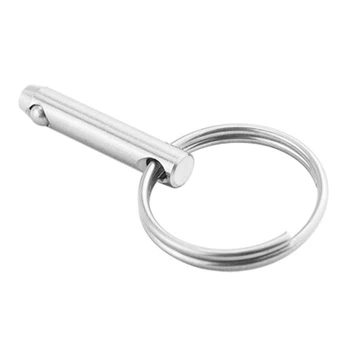 

Pin Quick Release Pins Silver Accessory 2Pcs 4.8*51mm 316 Stainless Steel