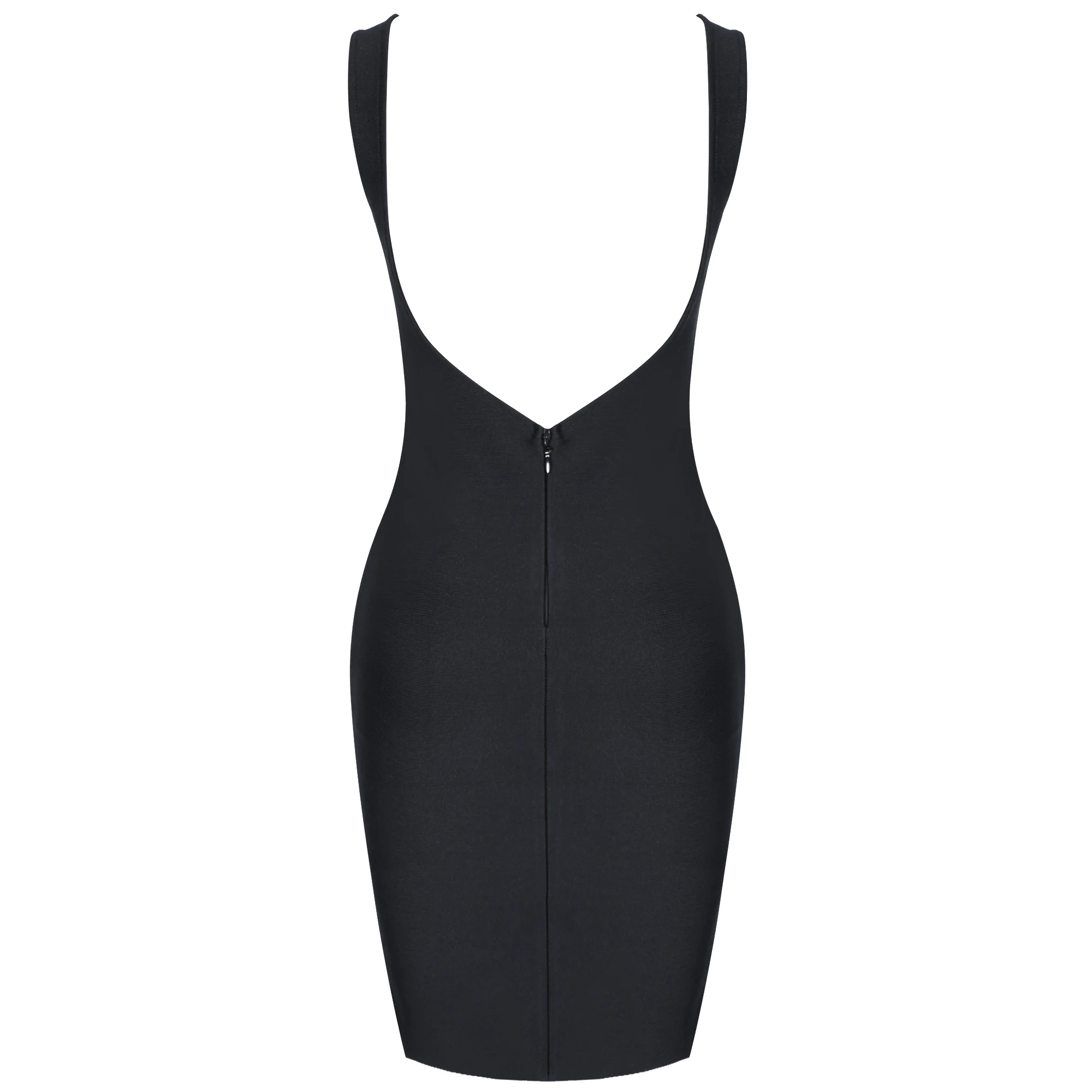 Sonicelife Backless Bandage Dress 2022 Christmas New Year Black Bandag