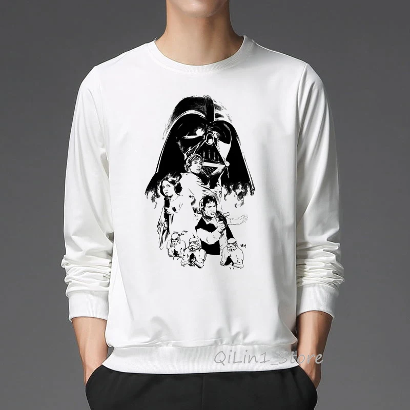 Cool Star wars ослушаться дизайн для мужчин и женщин Длинные рукава Спортивный костюм Мужская Шляпа Стильная толстовка унисекс с капюшоном в стиле «хип-хоп» рок moletom Infantil Menino, уличная одежда