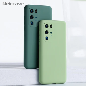 

1000Pcs Liquid Silicone Case For Huawei P40 Pro P30 Lite P20 Mate 30 20 20X 10 Nova 7 SE 6 SE 5T 4E 3 3i Candy Color Soft Cover