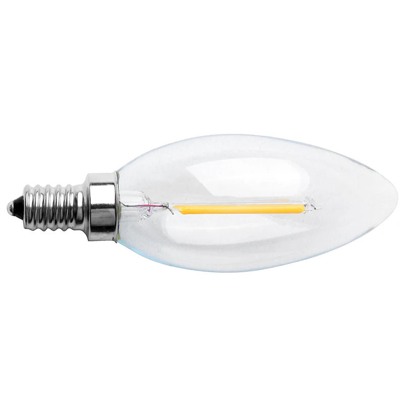 Dimmable E12 COB Edison свеча пламя накаливания светодиодный светильник лампа