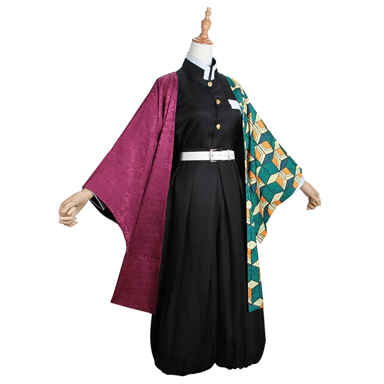 Горячая Распродажа, костюм для косплея, Demon Slayer, Tomioka Giyuu, оригинальная версия, кимоно, индивидуальная униформа, F - Цвет: Tomioka Giyuu