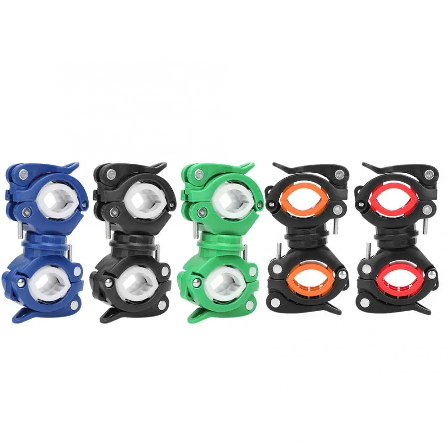 

360 Degree Rotatable Bicycle Light Bracket Bicycle Light Holder Bike Lamp Torch Mount Bracket Cycling Accessory