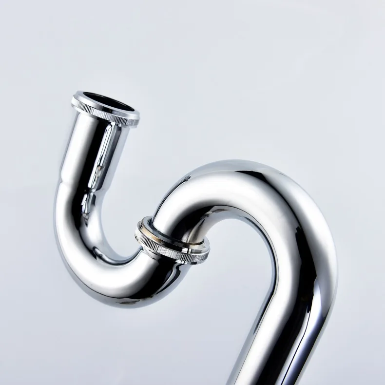 Медь-s-образная кисть для канализационная труба умывальник Слива дезодорирующий канализационная труба для воды аксессуары Ванная комната аксессуары для раковины умывальника