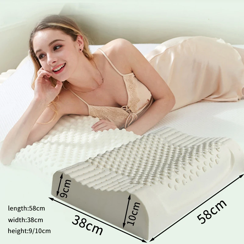 Ортопедическая подушка для сна GIANTEX из латекса массажа шеи|latex pillow|natural latex pillowmemory