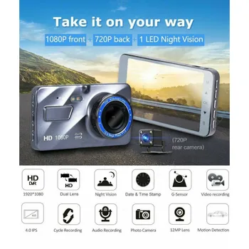 

Bracket Car DVR Accessory Parts Surveillance Set Kit Auto Night vision