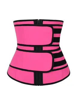 

Women Sports Waist Trainer Belt Sweat Body Girdle Shaper Tummy Control Slimmer Solid Color