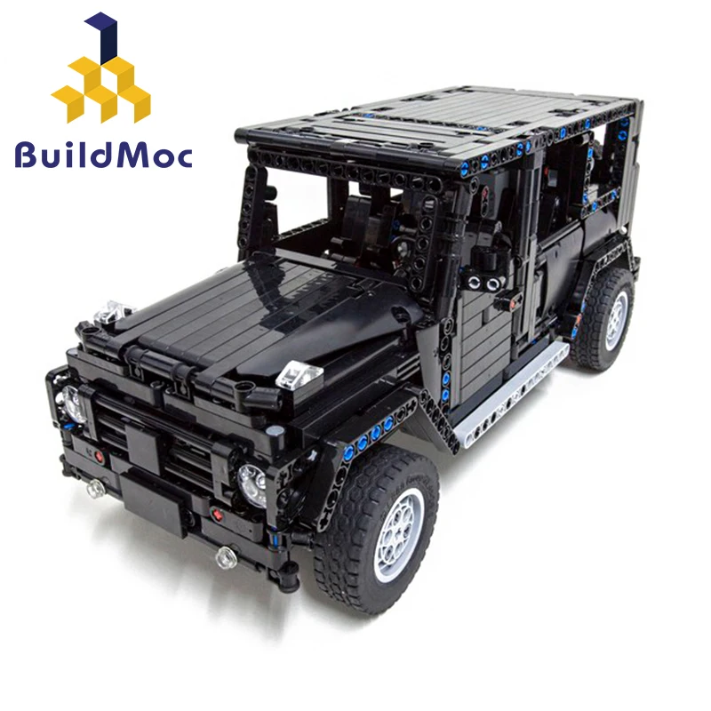 BuildMOC Technic 20100 MOC 2425 SUV G500 AWD универсал автомобиль наборы для строительных блоков
