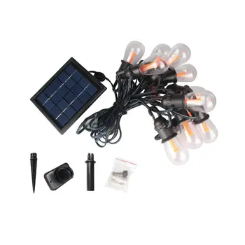 

Waterproof Solar String Light 12LEDs Outdoor String Retro Lamp for Christmas Street Garden Backyard Holiday String Light