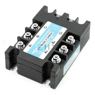 

DC to AC Three Phase Solid State Relay MJGX-3 D4860A 480VAC 60A