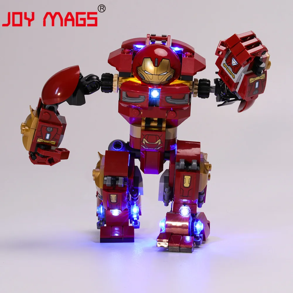 JOY MAGS только светодиодный светильник набор для 76104 Hulkbuster Smash Up комплект