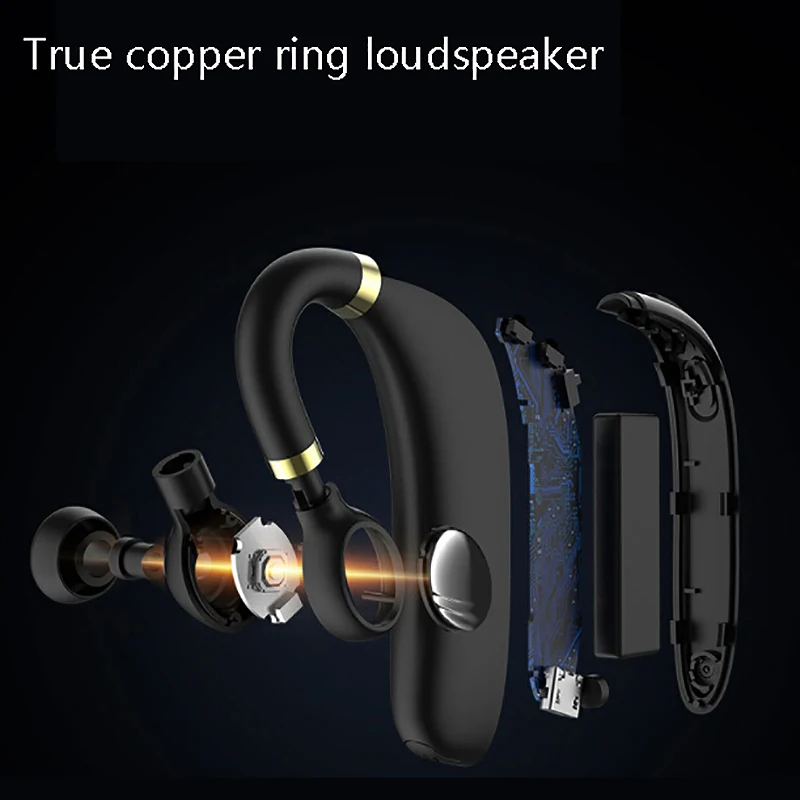 A10 Business Bluetooth Headset Bluetooth 5 0 Ear Mounting Wireless Headset Suitable for Office Driving Exercise