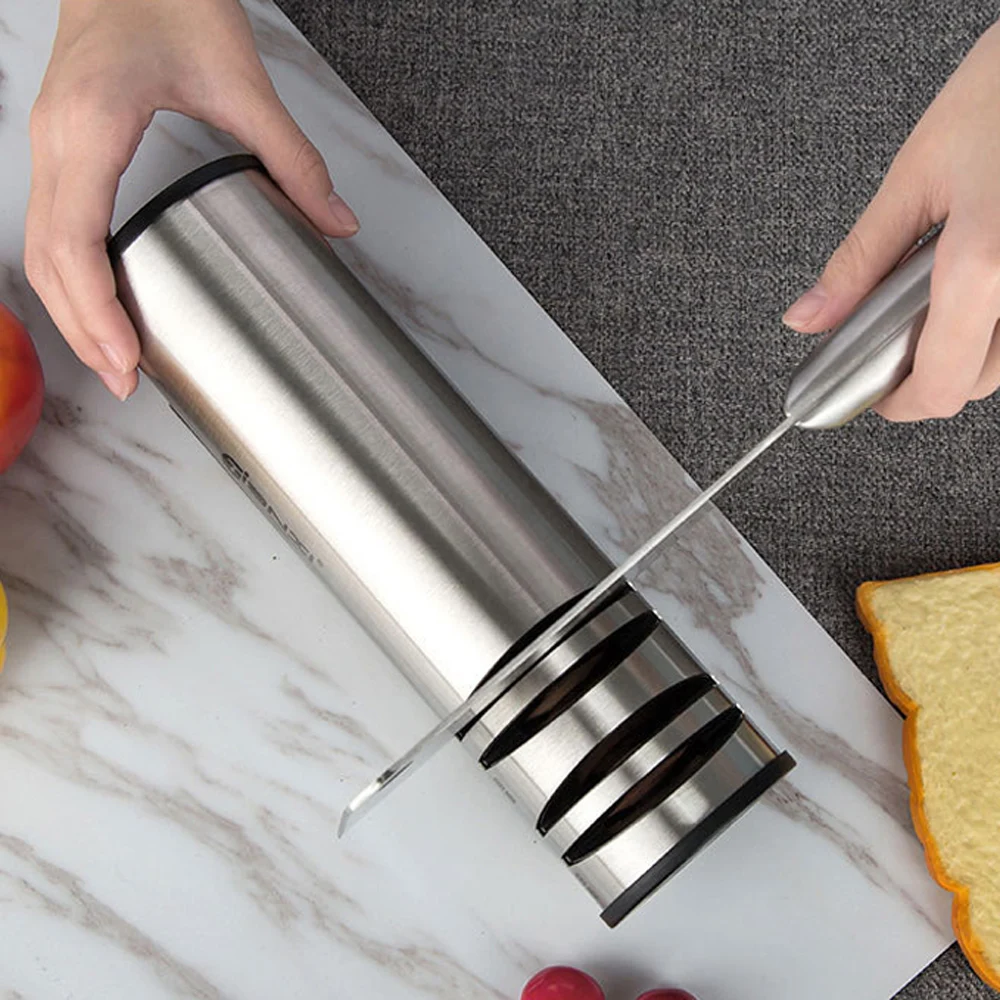 

Knife Sharpener Electric Kitchen Multi-functional Household Grinder Tool Grinding Stone Outdoor Kitchen Double-sided Grinder