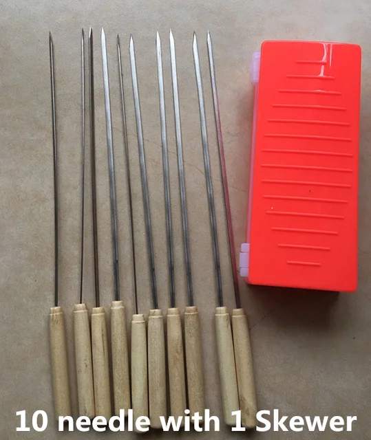 10 needle 1 Skewer